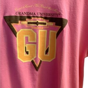 Grandma University Tee w/collar Coast to Coast - We Boast the Most, COTTON, NWT